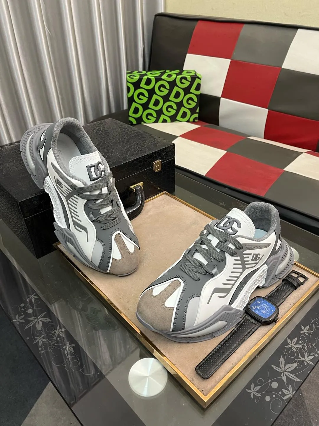 Men's men's shoes💰560⌚️⌚️DG "Dolce & Gabbana" low-top casual shoes Regular size: 35-46 Product material: Upper imported cowhide stitching fabric, breathable lining, original outsole